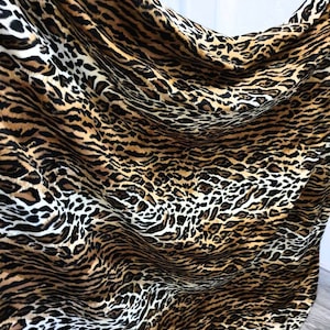 1m baby tiger velboa faux fur fabric 58&quot;wide