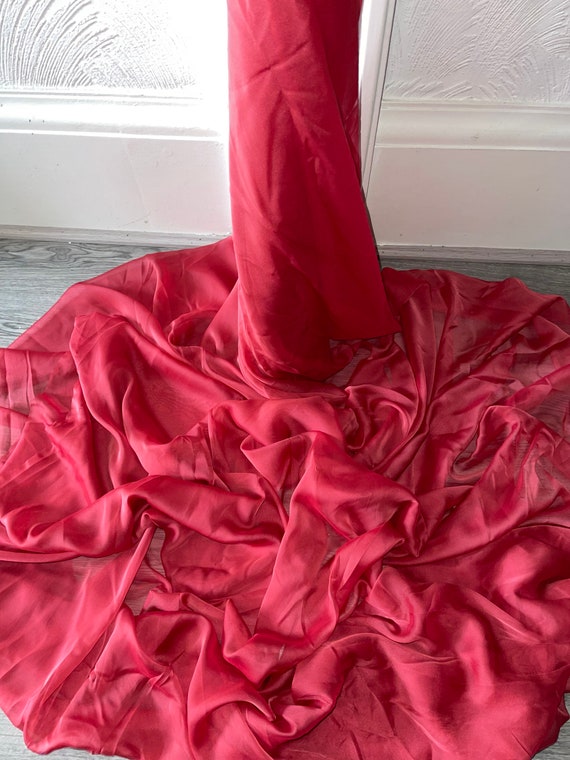 cationic chiffon dress 1m bright green two tone cationic chiffon dress fabric 58" wide