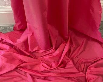 1 M tecido de tafetá rosa para noivas com 58” de largura