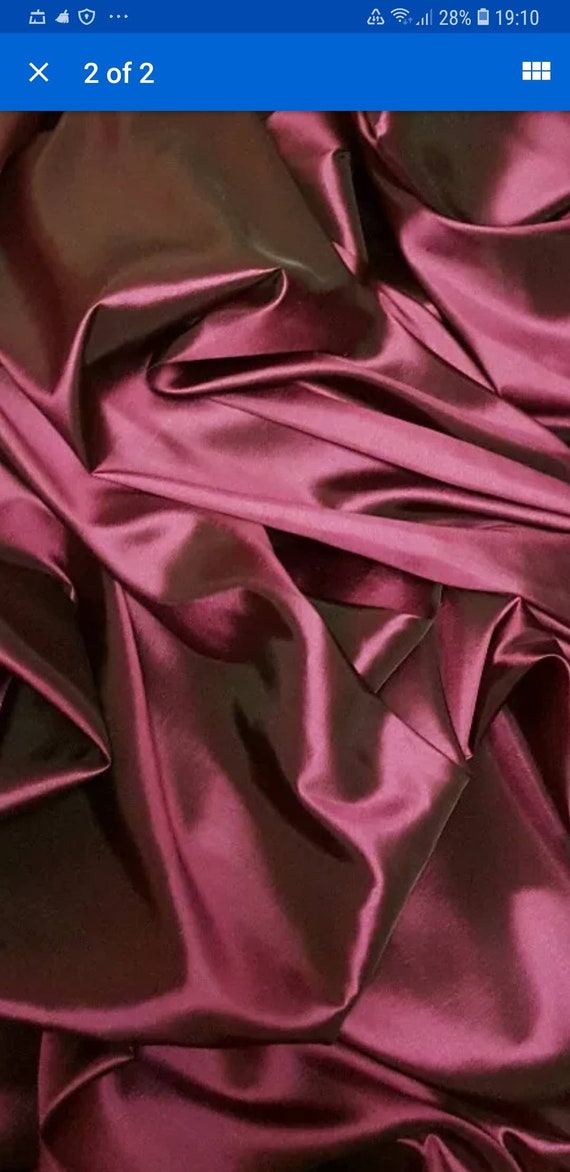 1M dark grey dress COLOURED TAFFETA FABRIC 58/" WIDE