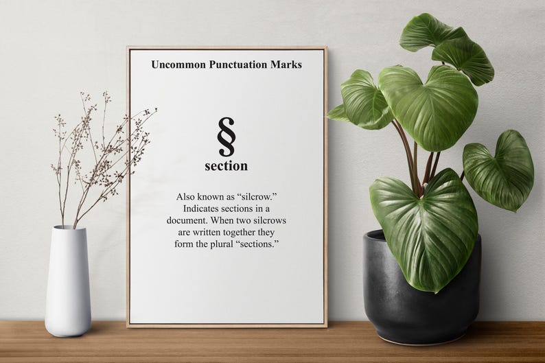 Uncommon Punctuation Digital Download! Uncommon Punctuation Poster Pack - 91 Posters - 7 ...