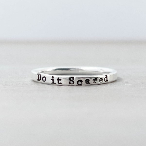 Do it Scared Ring Graduation Gift for Daughter