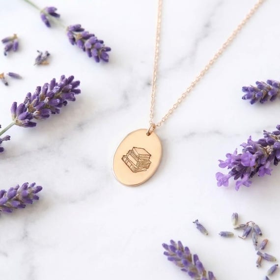 Gold Filled Book Necklace Bookish Jewelry Gifts for Book Lovers