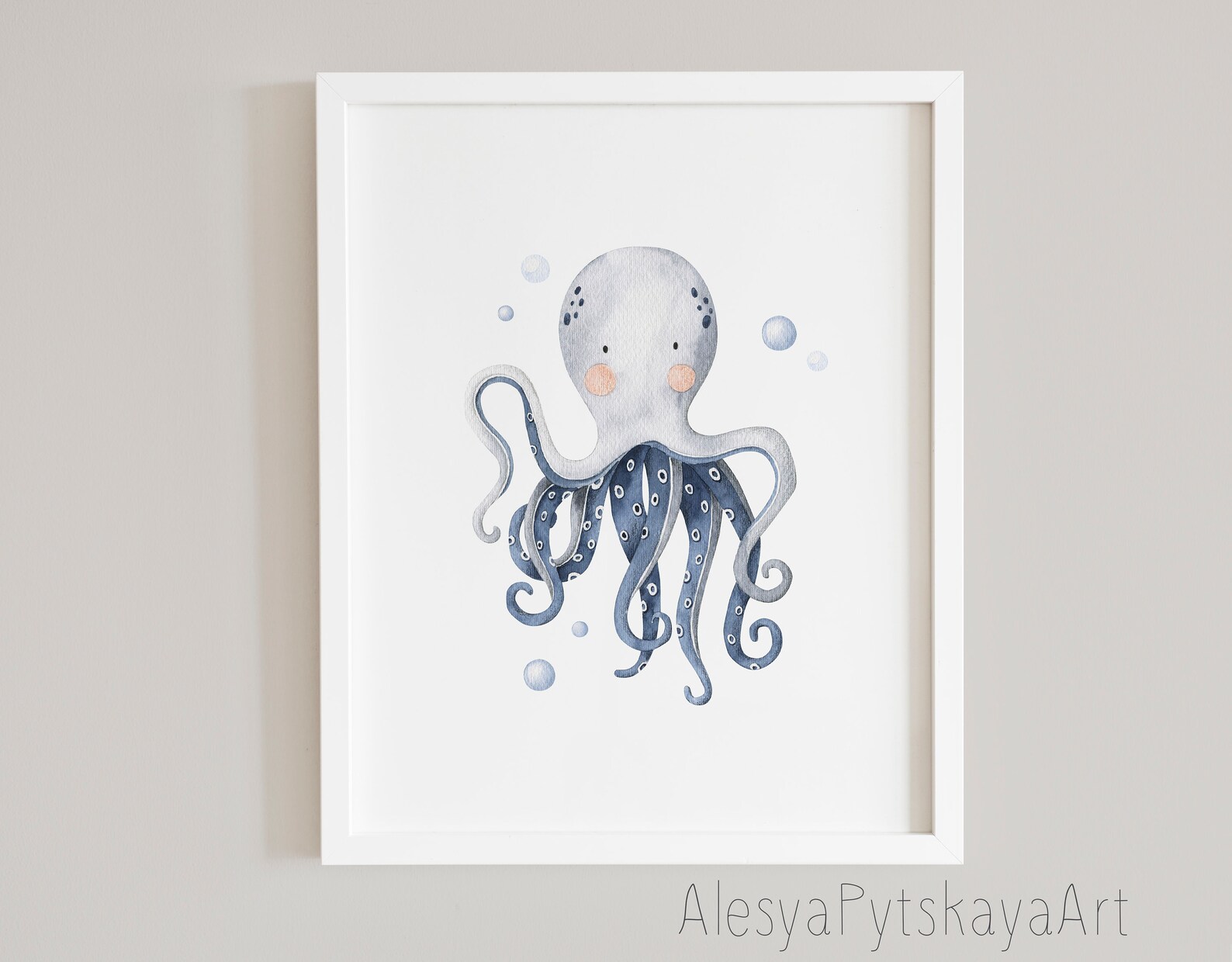 Nautical Nursery Print Set, Under the Sea Wall Art, Ocean Nursery Decor ...