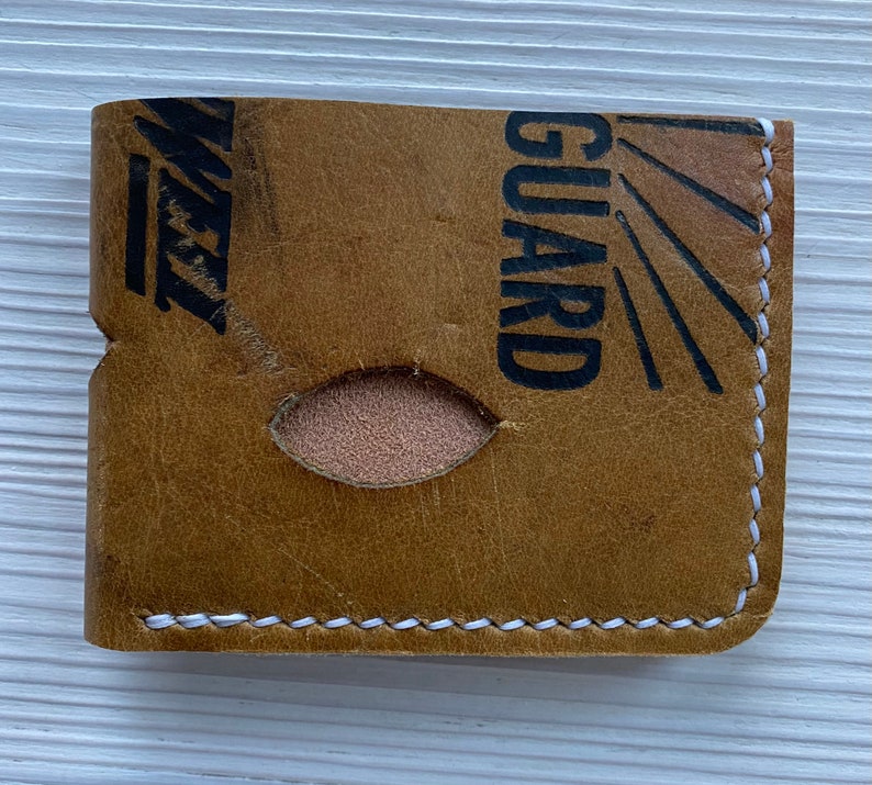 Vintage Winnwell Hockey Goalie Blocker Leather Bifold Wallet Etsy