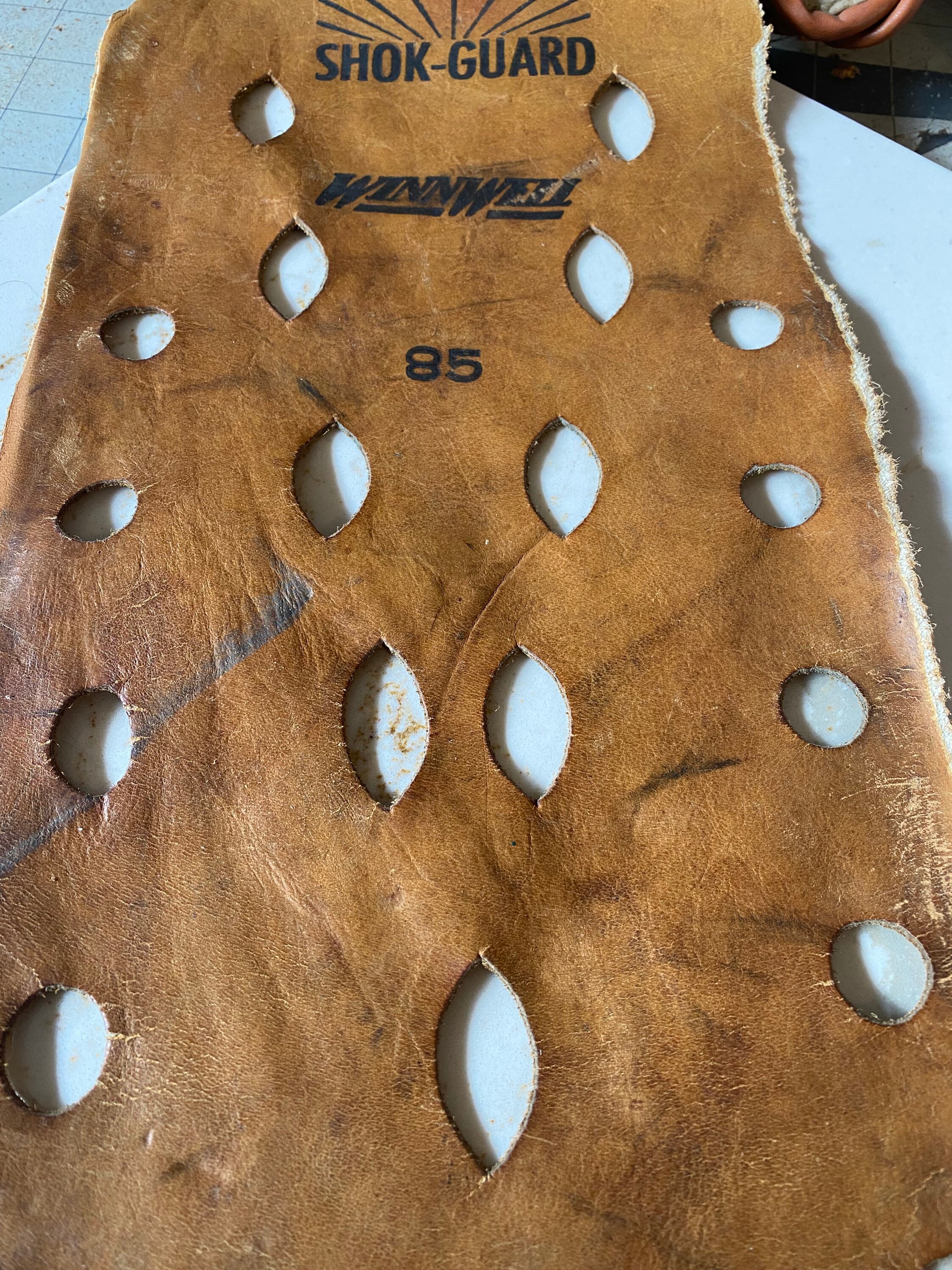Vintage Winnwell Hockey Goalie Blocker Leather Bifold Wallet Etsy
