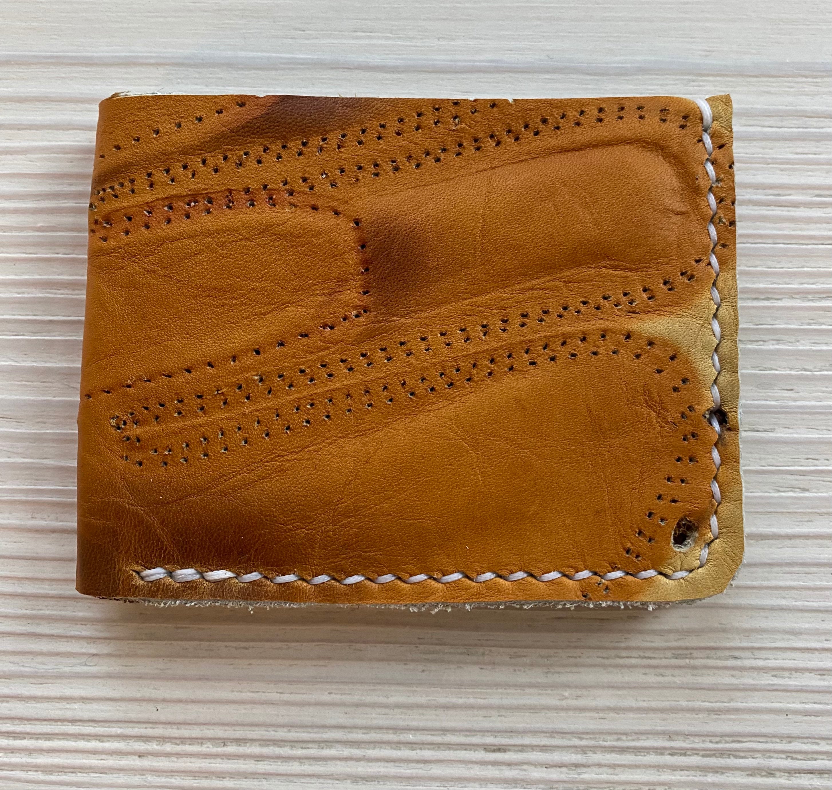 Dave Concepcion Baseball Glove Leather Bifold Wallet 