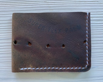 Cartera plegable de cuero con guante de béisbol de Richie Ashburn - Regalo de los Philadelphia Phillies