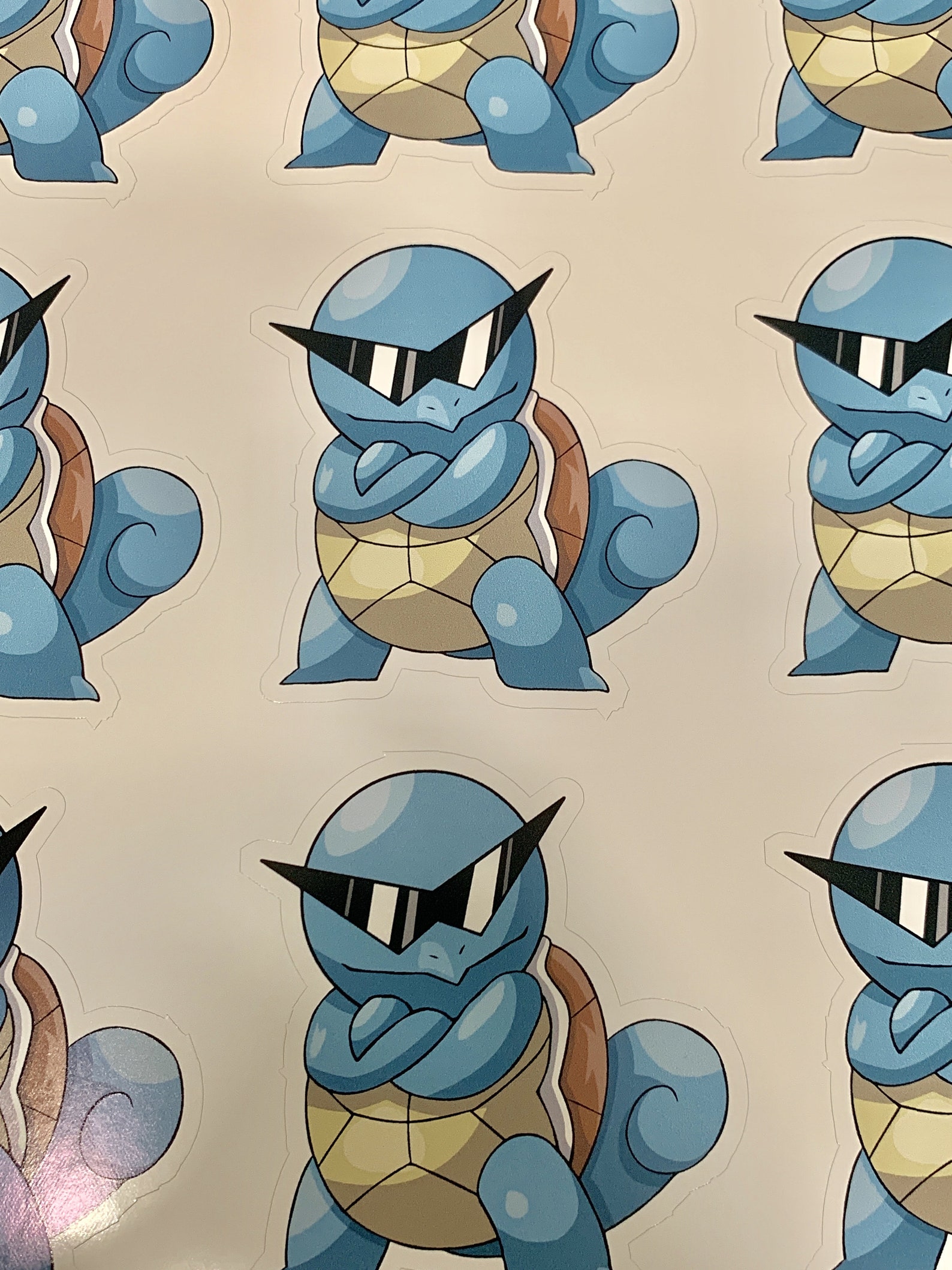 Squirtle Squad Pokemon Custom Vinyl Sticker Limited Edition | Etsy