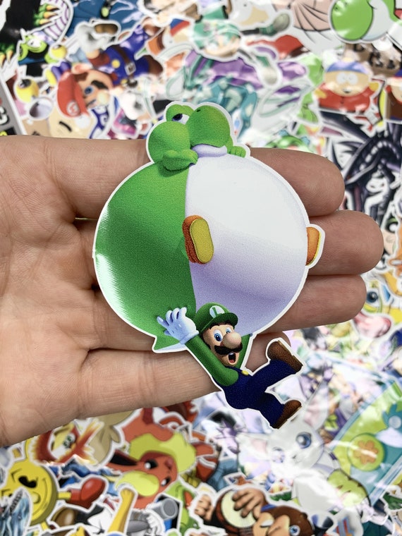 Super Mario RIDING YOSHI Vinyl Sticker Decal 6/"