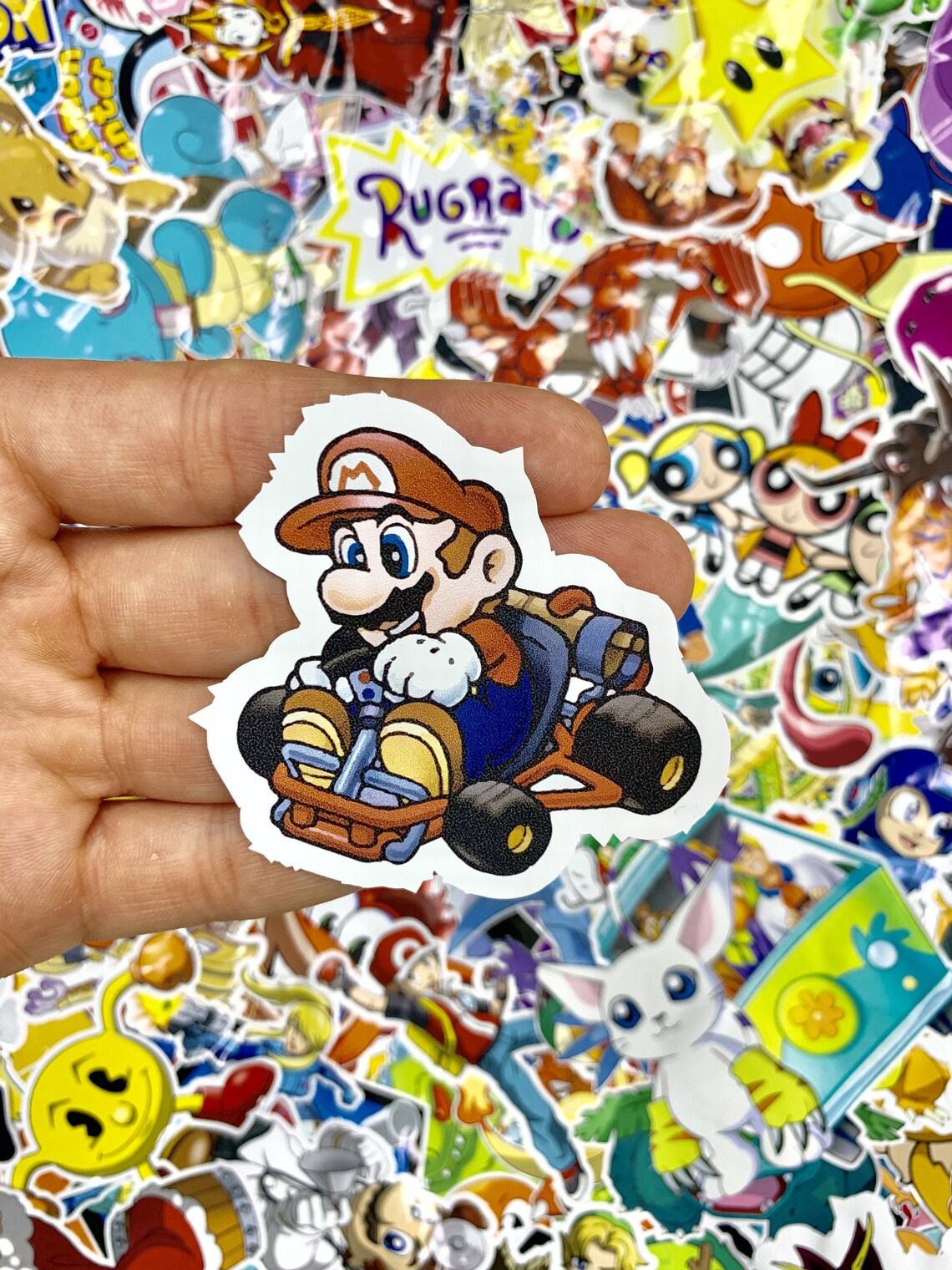 Mario Kart Vintage Custom Vinyl Sticker Limited Edition Etsy