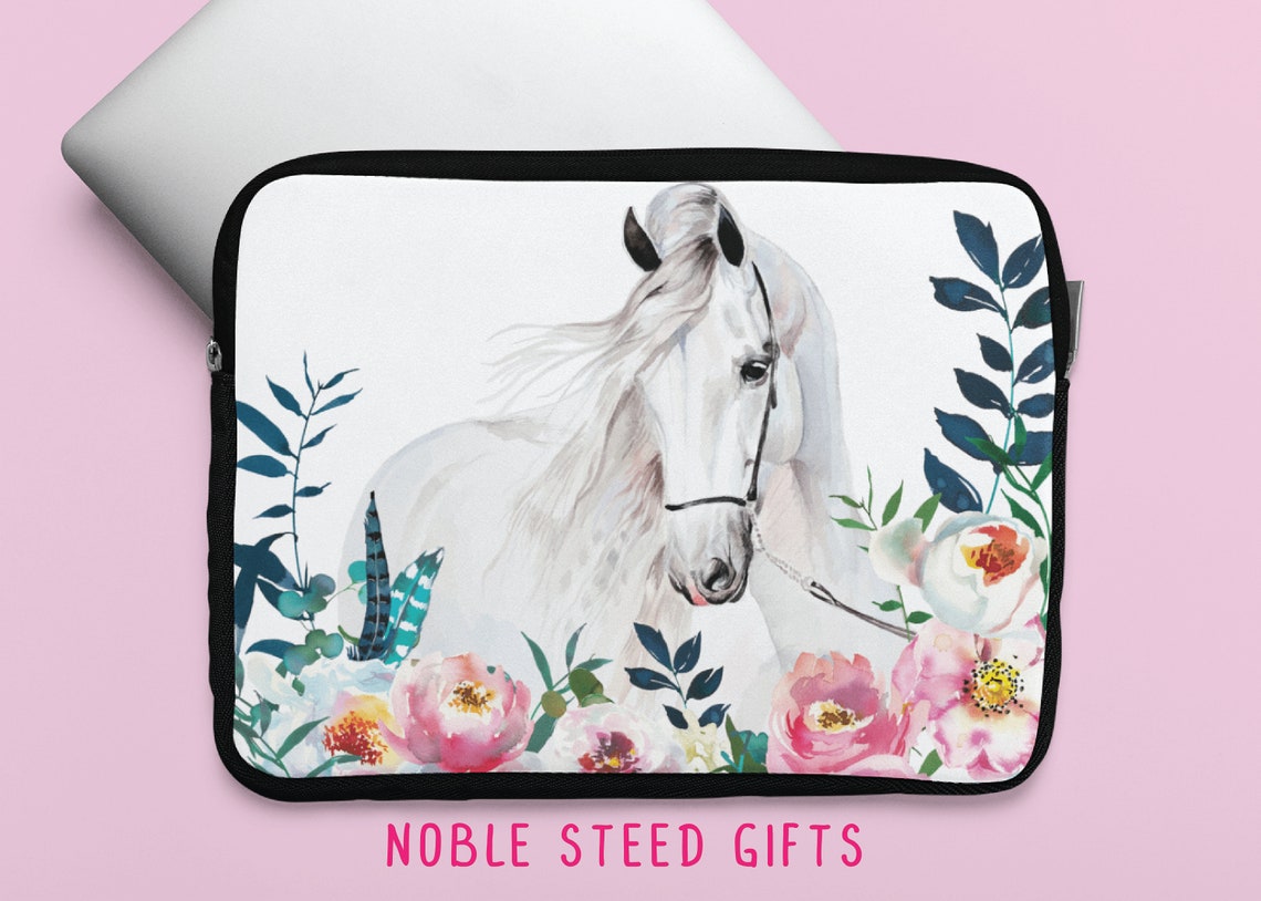 Horse Laptop Case Horse Lover Gift Horse Case Beautiful Etsy