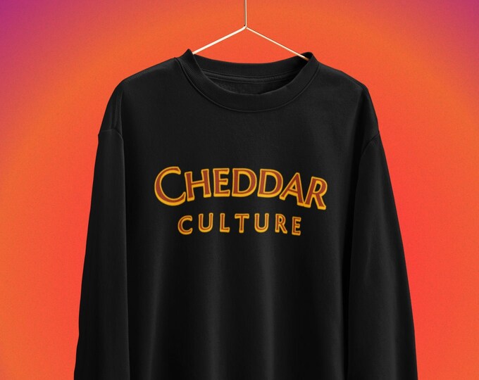 Cheddar Culture Felpa girocollo / Felpa divertente / Unisex