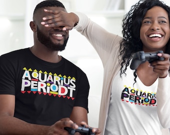Cumpleaños de febrero, Camisa Aquarius, Cumpleaños de Aquarius, Camiseta Decánia Periodt