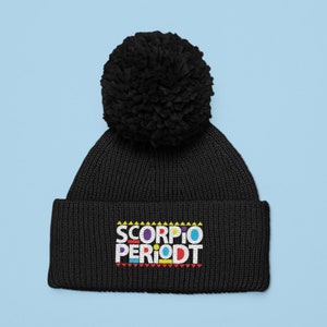 Scorpio hat, Scorpio Birthday hat, Scorpio Periodt beanie
