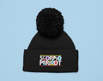 Scorpio hat, Scorpio Birthday hat, Scorpio Periodt beanie