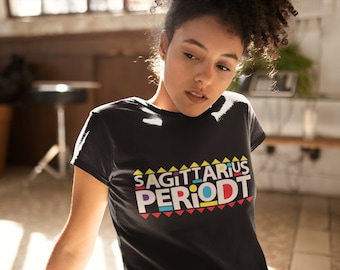 Cumpleaños de diciembre, camisa de Sagitario, cumpleaños de Sagitario, camiseta de período de Sagitario
