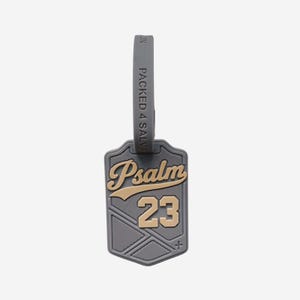 Psalm 23 Legacy Luggage Tag | Christian Travel Tag | Durable PVC Bag ID | Faith-Based Travel Accessory by Packed 4 Salvation