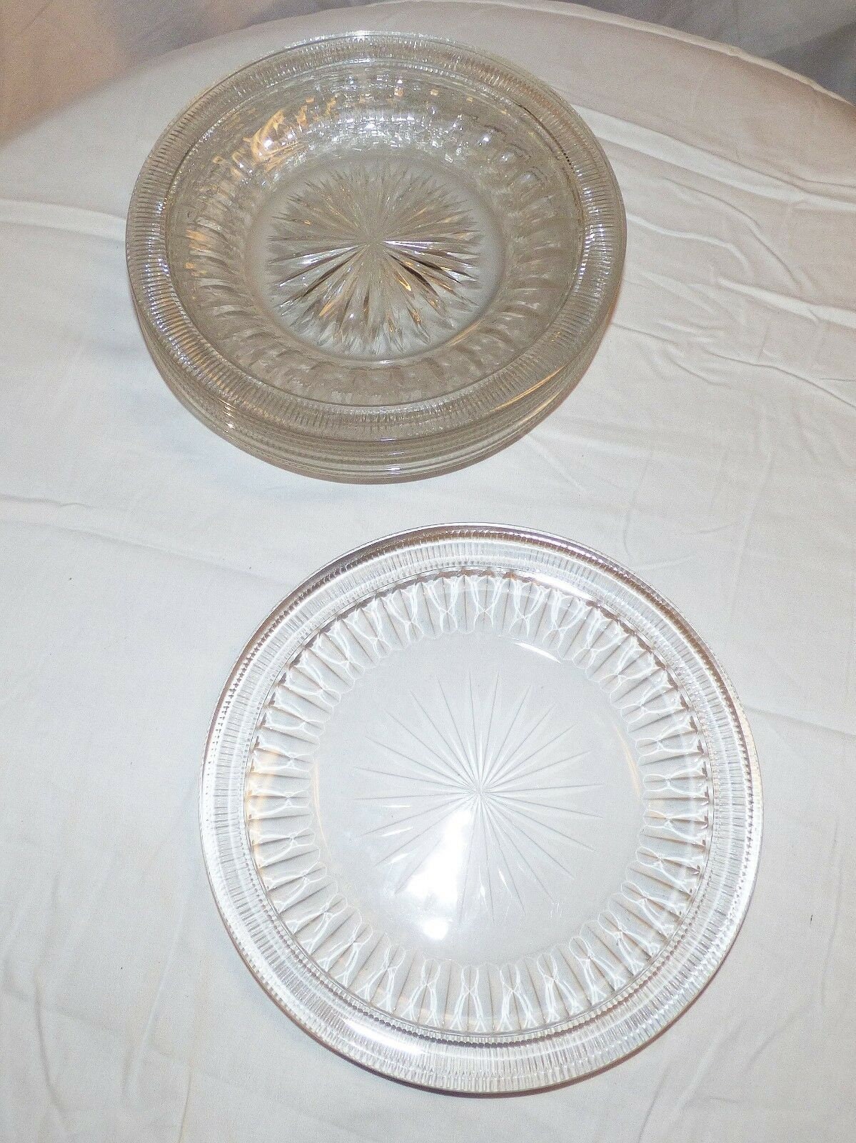 Lot of 8 SIGNED GLASS SWEDISH Plates Hand Carved Etsy UK