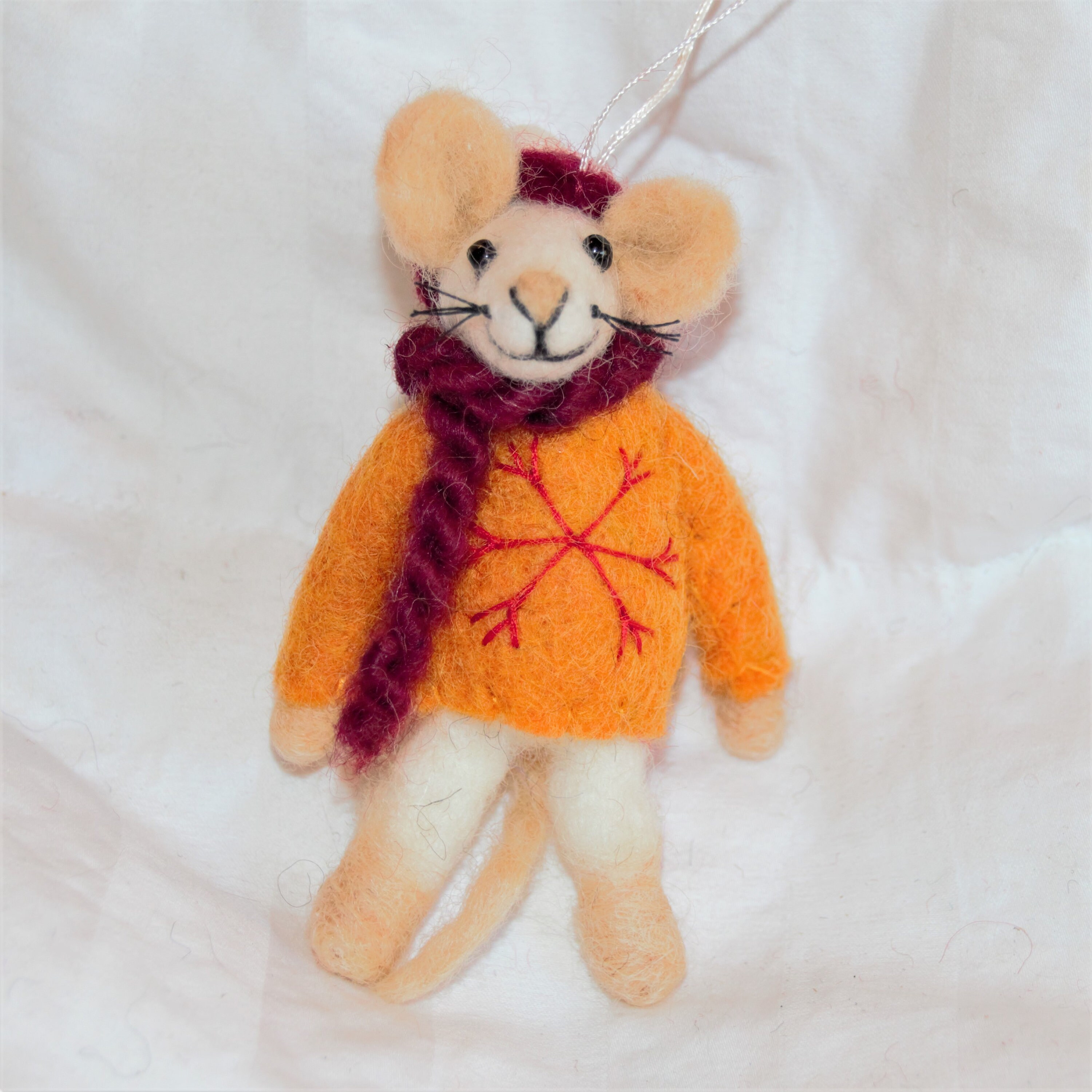 Wool Felt Mice Ornaments Etsy