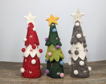 Wool Christmas Tree Etsy