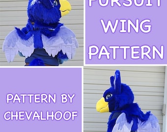 Fursuit Feathered Wing Pattern