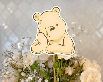 Classic Winnie the Pooh Centerpiece Sticks, Winnie the Pooh Baby Shower, Winnie the Pooh Party Decorations