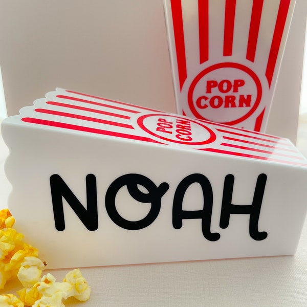 Personalized Popcorn Bucket Etsy