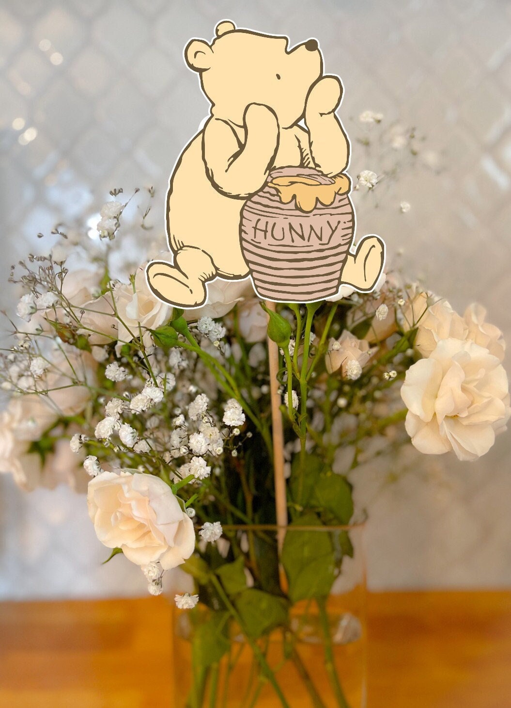 Classic Winnie the Pooh Centerpiece Sticks Winnie the Pooh Baby Shower Winnie the Pooh Party Decorations