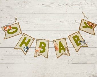 Bos banner oh baby, banner oh baby, banner bos, banner babyshower