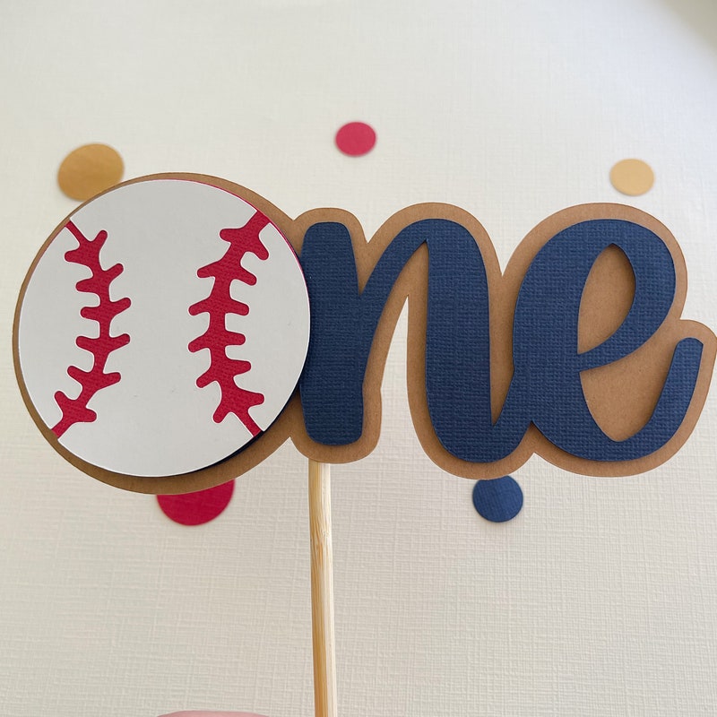 Baseball Cake Topper - Etsy