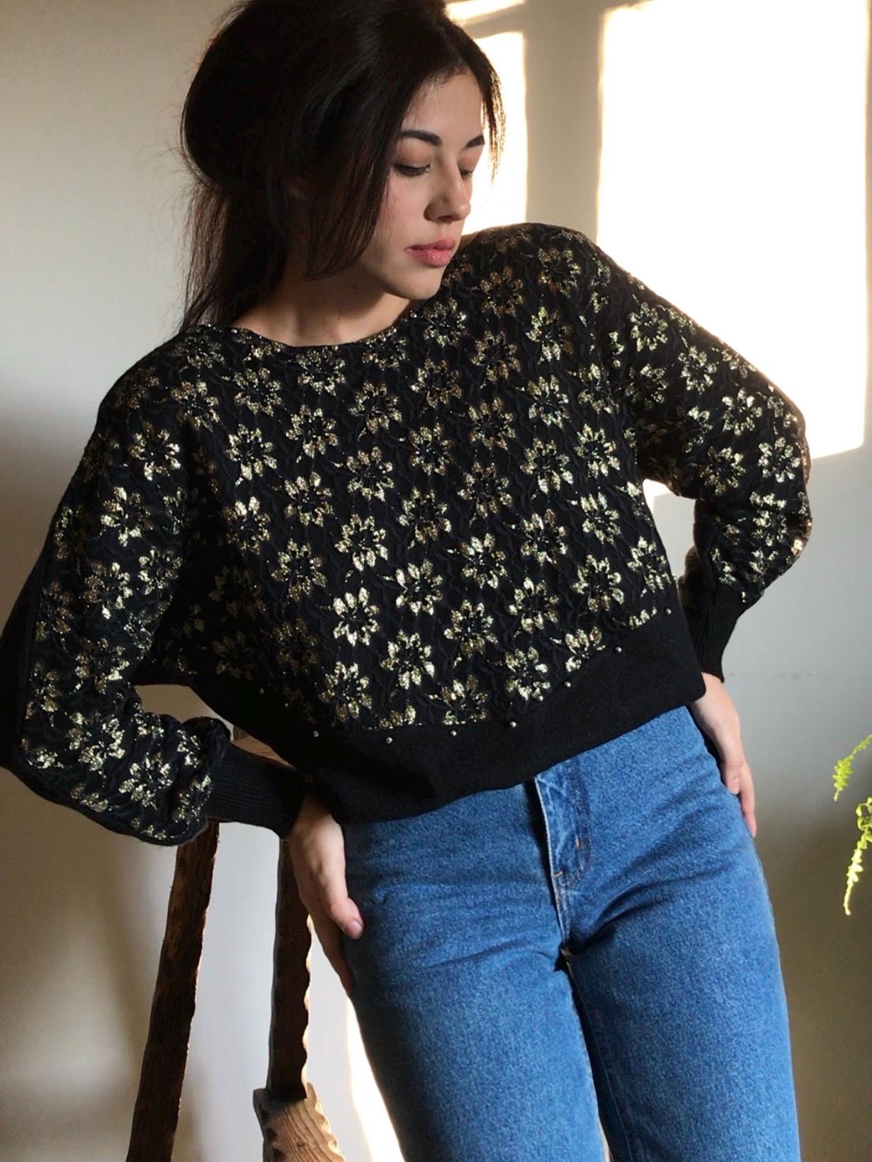 Shoulder Pads Jumper Etsy
