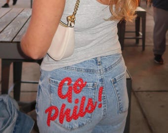 CUSTOM Embroidered Jeans