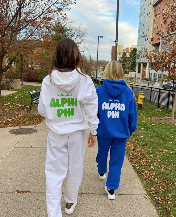 CUSTOM White Fox Inspired Sweat Set College sorority Tailgate Etsy