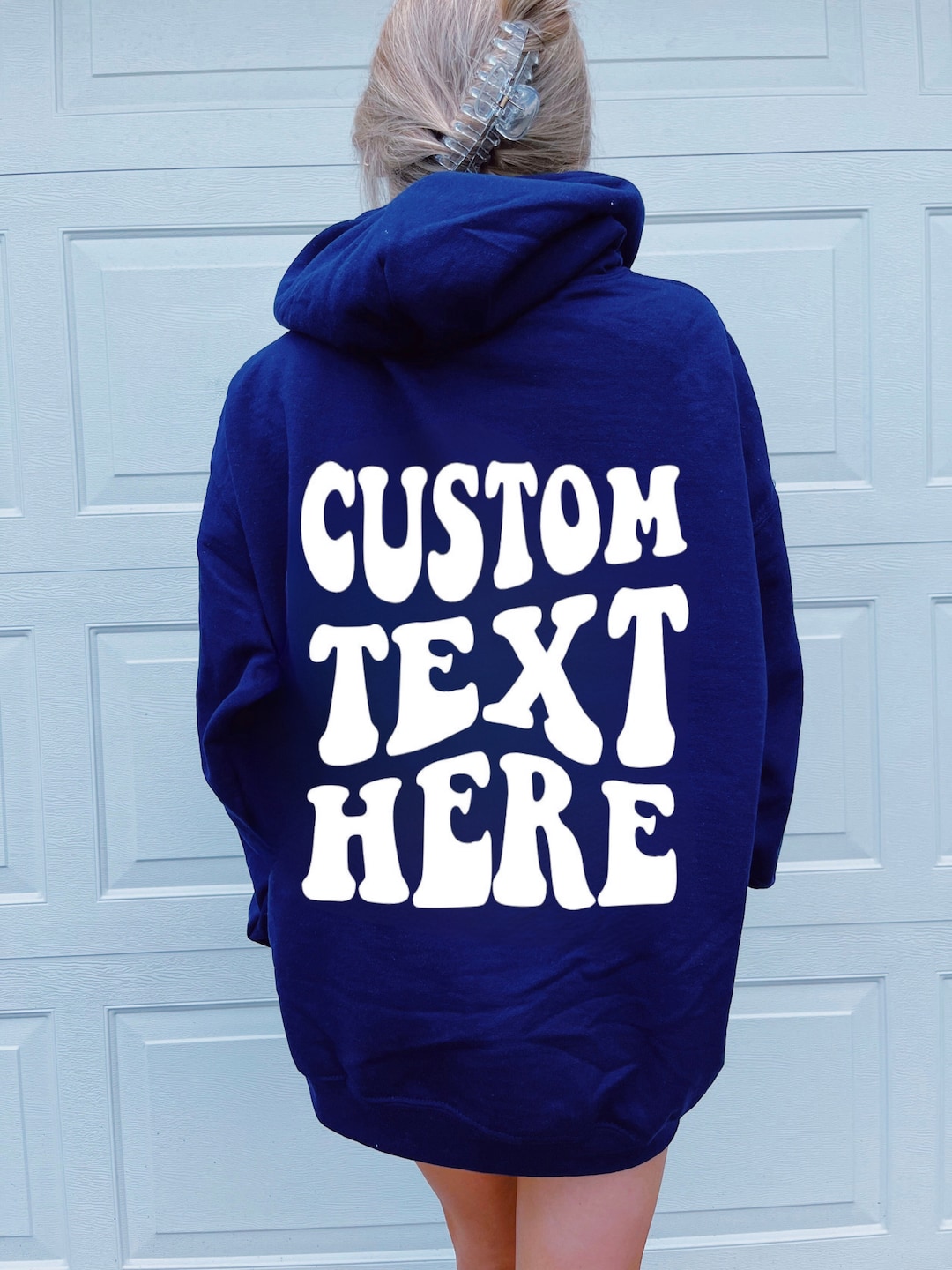 CUSTOM Bubble Letter Sweatshirt College/sorority Etsy
