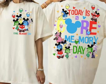 Disney and Pixar’s Inside Out Today Is A Core Memory Day Shirt, Inside Out Emotion Shirt, Disneyland Family Trip Shirt, Magic Kingdom Tee