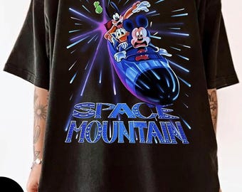 Space Mountain Shirt, Disney Death Metal Shirt, Disney Ride Shirt