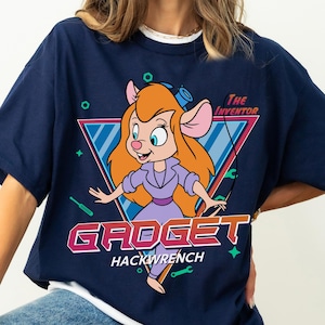 Disney Chip n Dale Rescue Rangers Gadget Hackwrench Shirt, Chip N Dale Rescue Ranger Shirt, Disneyland WDW Couple Matching Shirts