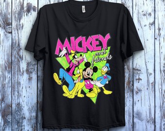 Neon Disney Shirt - Etsy