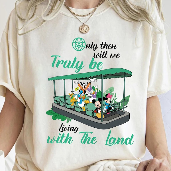 Disney Mickey and Friends Epcot Center Living With The Land, Disney Theme Park Shirt, Disneyland Family Trip shirt, Magic Kingdom Park