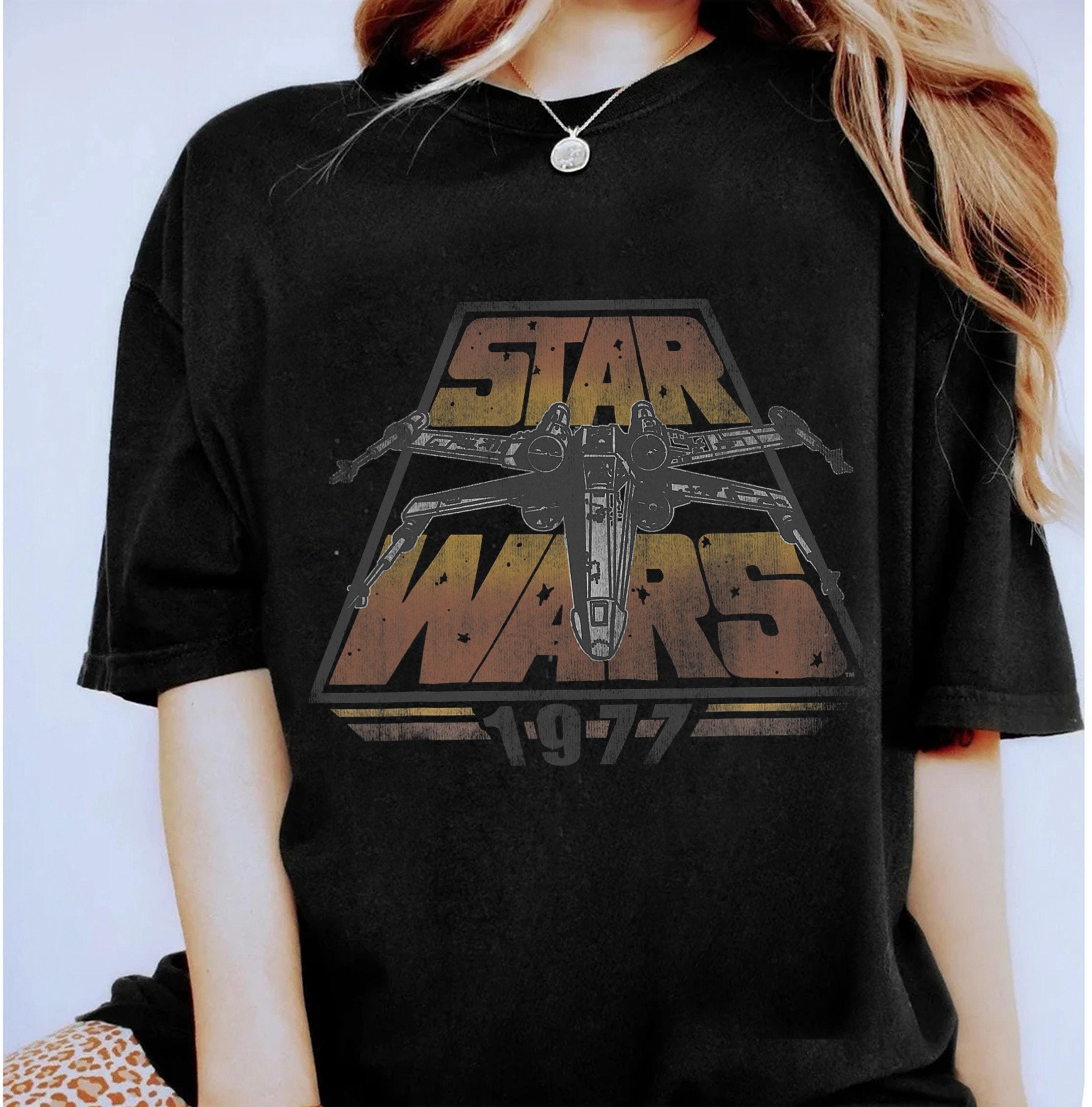 Star Wars X-wing 1977 Vintage Retro Graphic T-shirt C1 T-shirt 