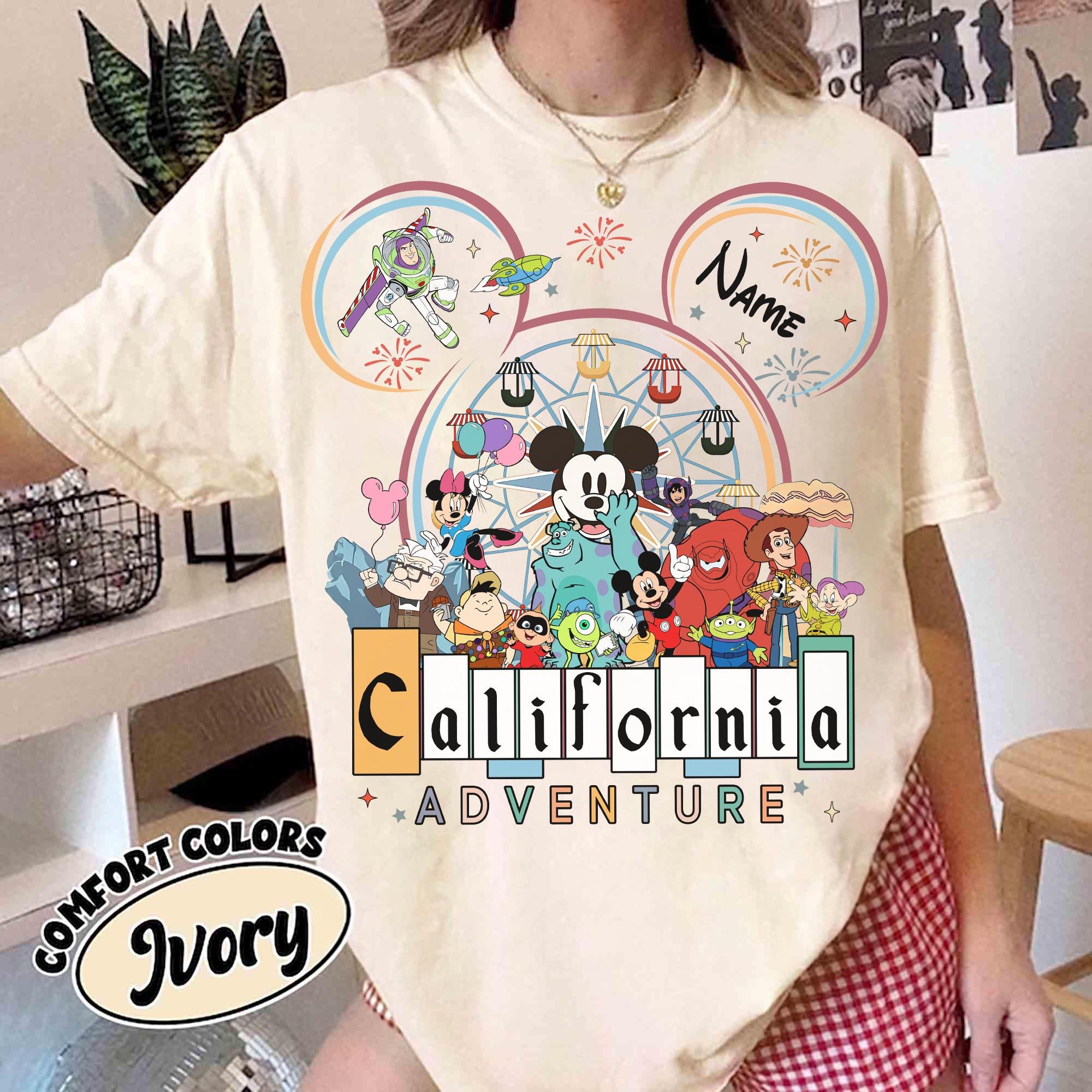 Disneyland california adventure shirts - Etsy 日本