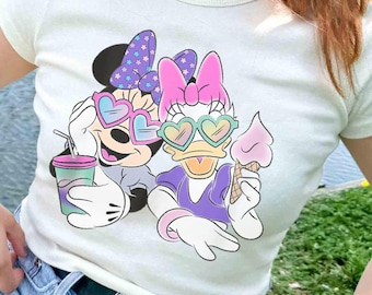 Disney Minnie Mouse and Daisy Duck Love Summer Shirt, Mickey and Friends Tee, Disneyland Family Matching Shirt, WDW Epcot Theme Park Shirt