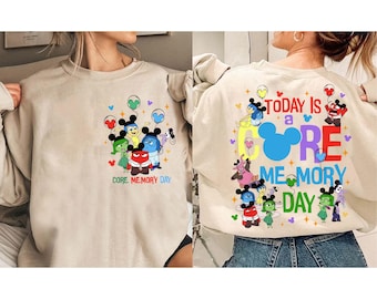 Disney and Pixar’s Inside Out Today Is A Core Memory Day Shirt, Inside Out Emotion Shirt, Disneyland Family Trip Shirt, Magic Kingdom Tee