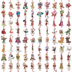 Disney Pixar Cars All Characters Christmas Lights shirt McQueen Sally Tow Mater Doc Hudson Mickey Stitch,Star Wars,Princess Xmas Lights Tee image 6