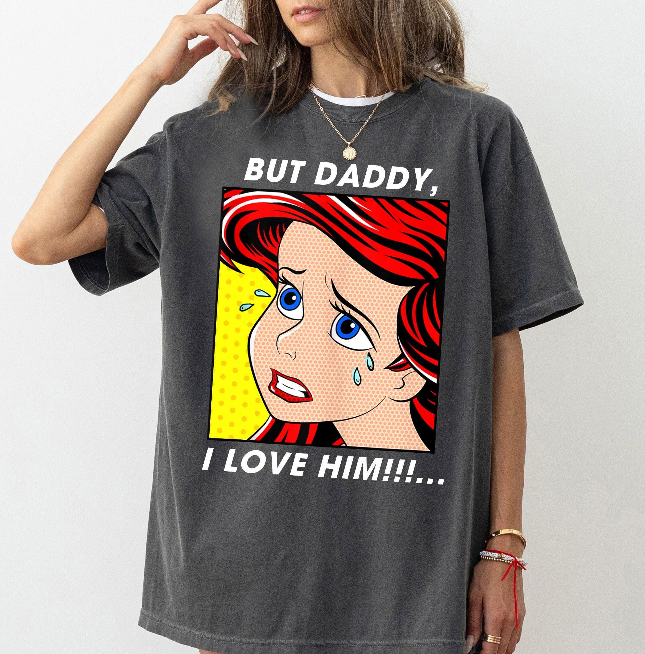 ディズニー アリエル 人魚だけどパパ大好きTシャツ、リトル