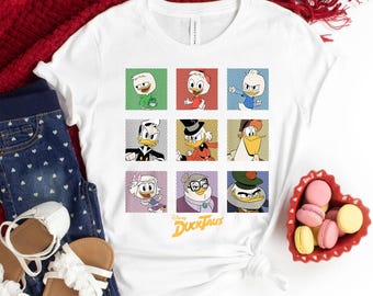 Disney Ducktales Box Up Group Shirt, Scrooge McDuck, Huey, Dewey, Louie Duck, Disneyland Family Matching Shirt, WDW Epcot Theme Park Shirt