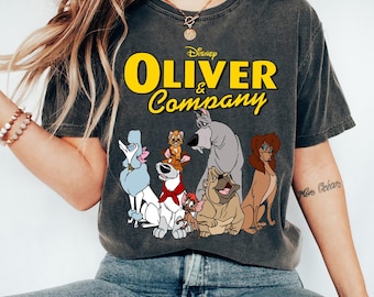 Disney Oliver And Company Shirt Group Shot Shirt, Disney Vacation Shirt, Disney Family Matching Shirt, WDW Disneyland Trip Outfits