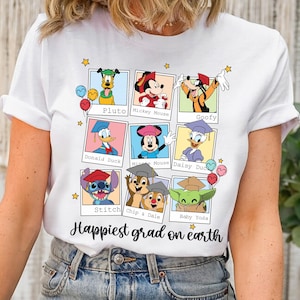 Disney Mickey and Friends Graduate Shirt, Disney Graduate Shirt, Graduate 2025 shirt, Disney Graduation Family shirts, Disney Grad Squad