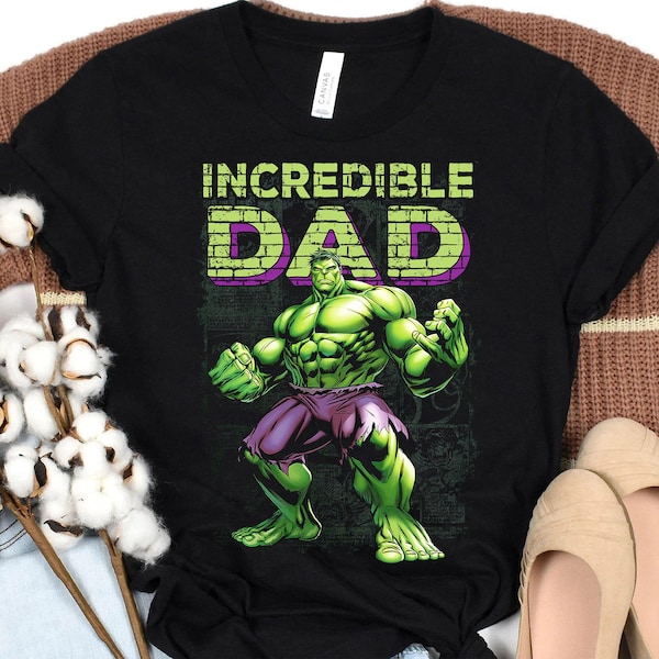 Incredible Dad Marvel The Incredible Hulk Unisex T-Shirt Gift For Men Women Hoodie Sweatshirt Kid T-Shirt Women's Tank